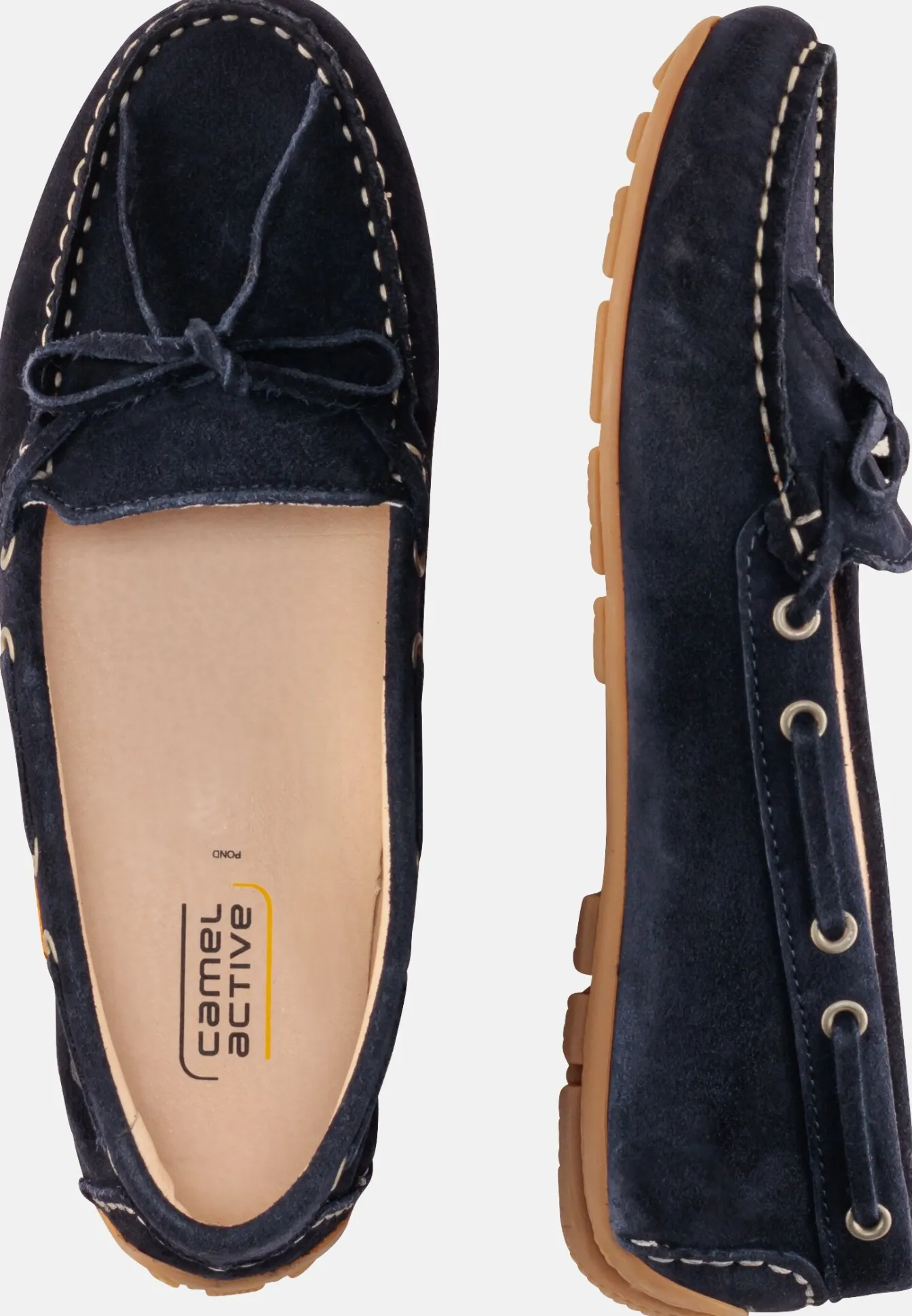 Damen Camel Active Halbschuhe^Mokassins mit herausnehmbarer Sohle