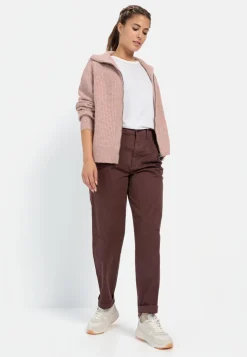 Damen Camel Active Hosen^Mom Fit Chino