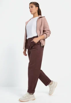 Damen Camel Active Hosen^Mom Fit Chino