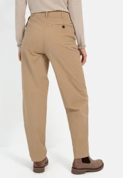 Damen Camel Active Hosen^Mom Fit Chino