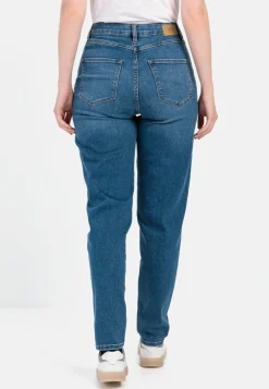 Damen Camel Active Hosen^Mom Fit 5-Pocket Jeans