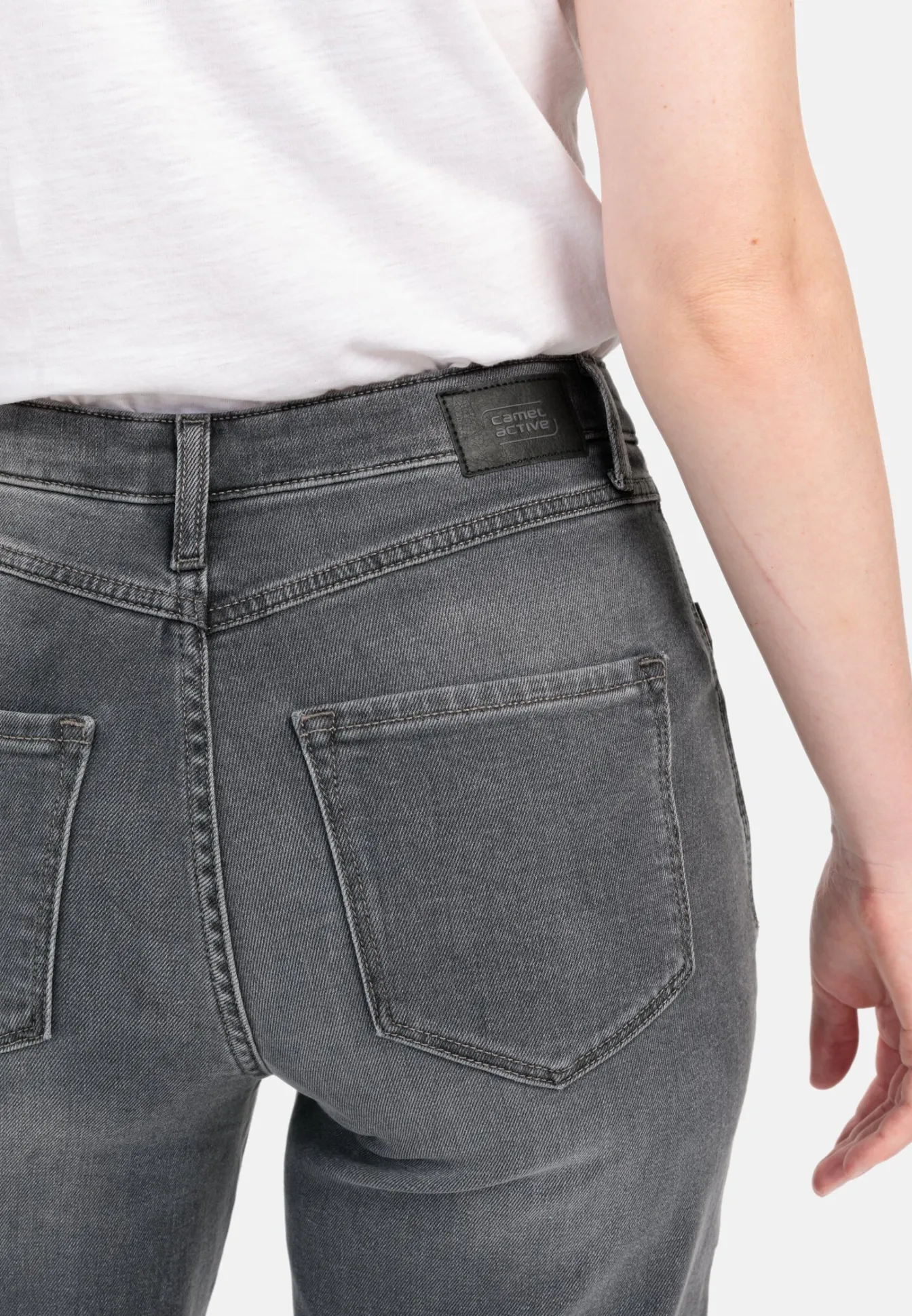 Damen Camel Active Hosen^Mom Fit 5-Pocket Jeans