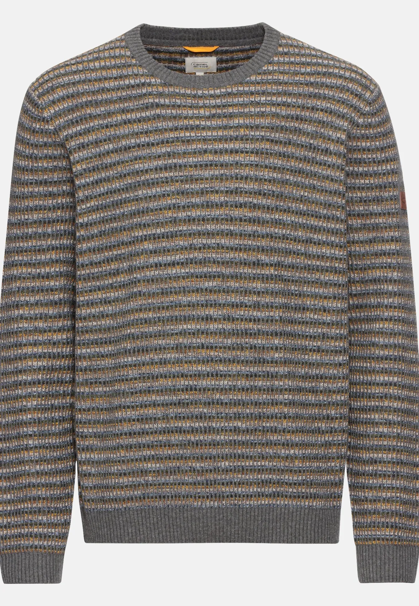Herren Camel Active Pullover & Cardigan^Mouline Strickpullover im Streifenmuster