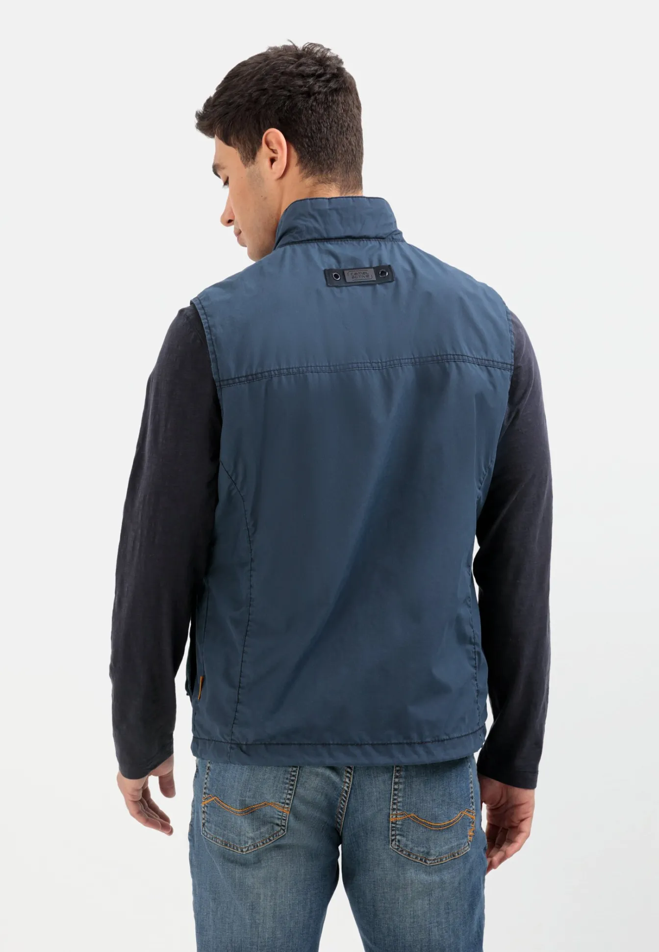 Herren Camel Active Jacken & Westen^Multipocket Weste mit Stehkragen