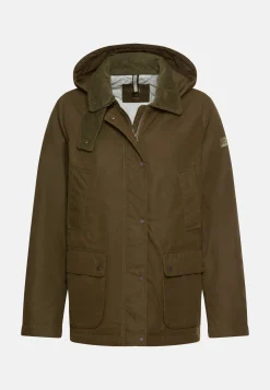 Damen Camel Active Jacken & Westen^Outdoor Jacke mit abnehmbarer Kapuze und Kordkragen