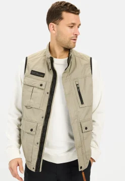 Herren Camel Active Jacken & Westen^Outdoor-Weste mit Stehkragen