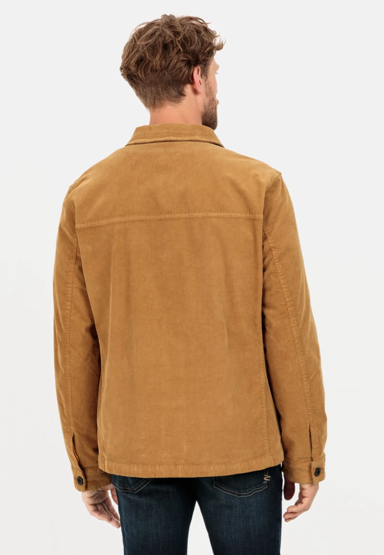 Herren Camel Active Jacken & Westen^Overshirt aus Baby Cord