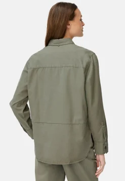 Damen Camel Active Overshirts^Overshirt aus Baumwoll-Lyocell-Mix