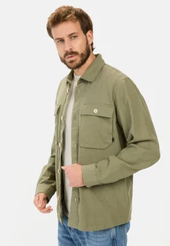 Herren Camel Active Overshirts^Overshirt aus Leinen-Baumwoll-Mix