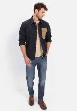 Herren Camel Active Overshirts^Overshirt aus reiner Baumwolle