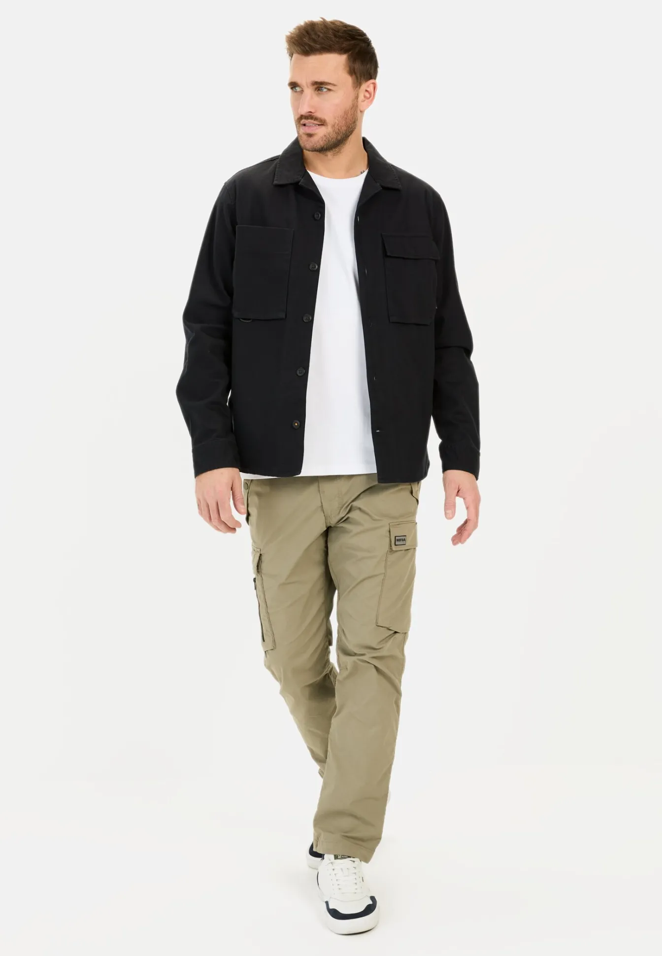 Herren Camel Active Overshirts^Overshirt aus reiner Baumwolle
