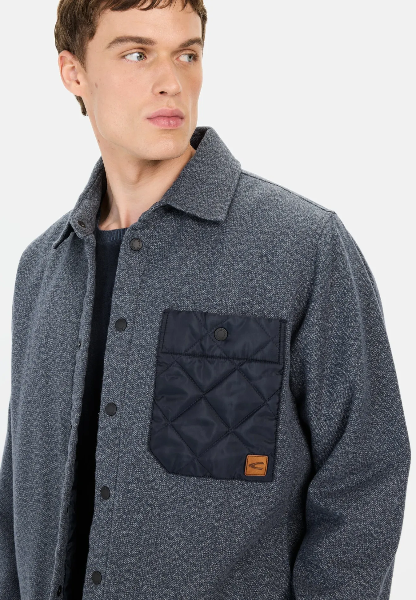 Herren Camel Active Overshirts^Overshirt aus reiner Baumwolle