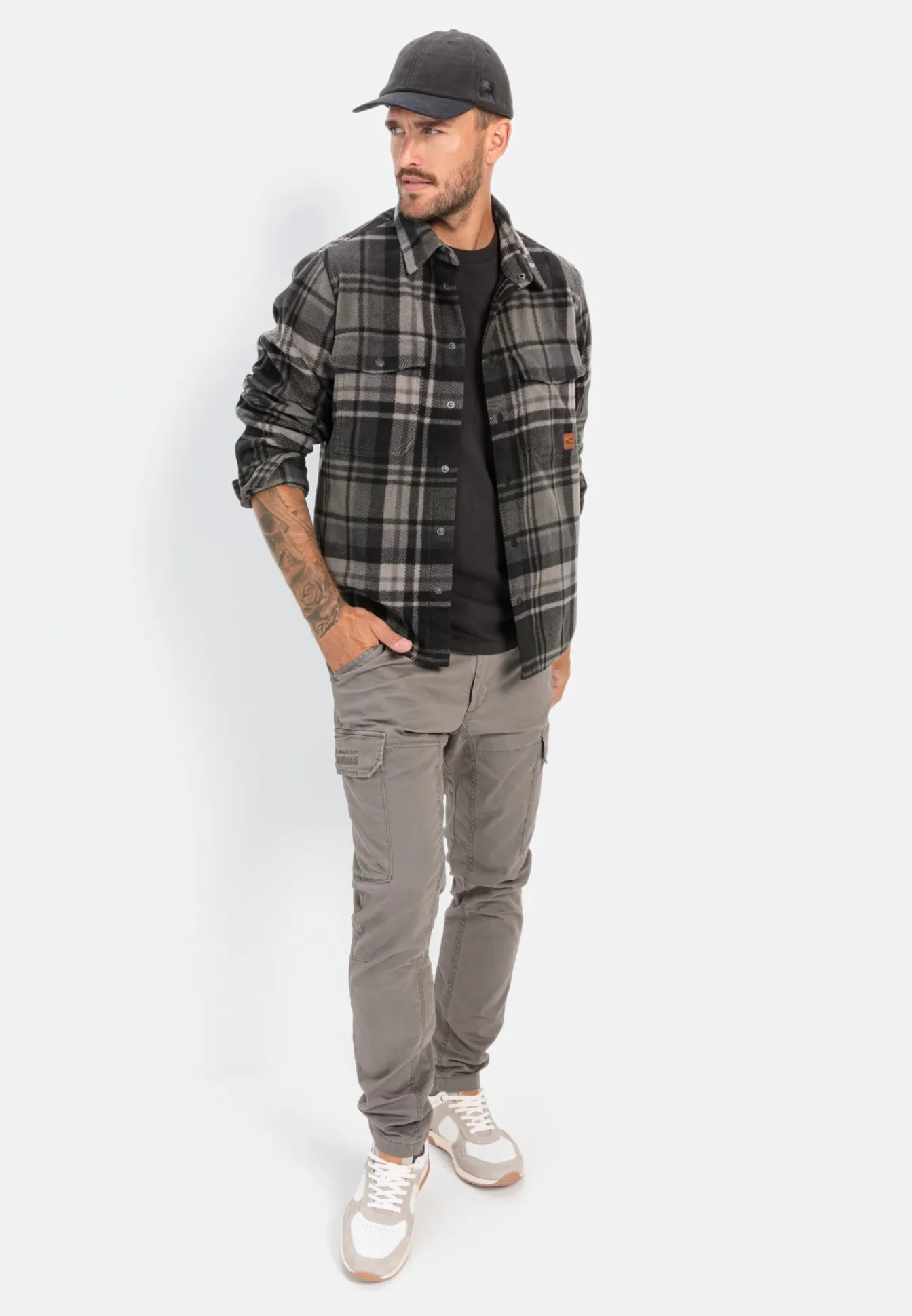 Herren Camel Active Overshirts^Overshirt im Karomuster