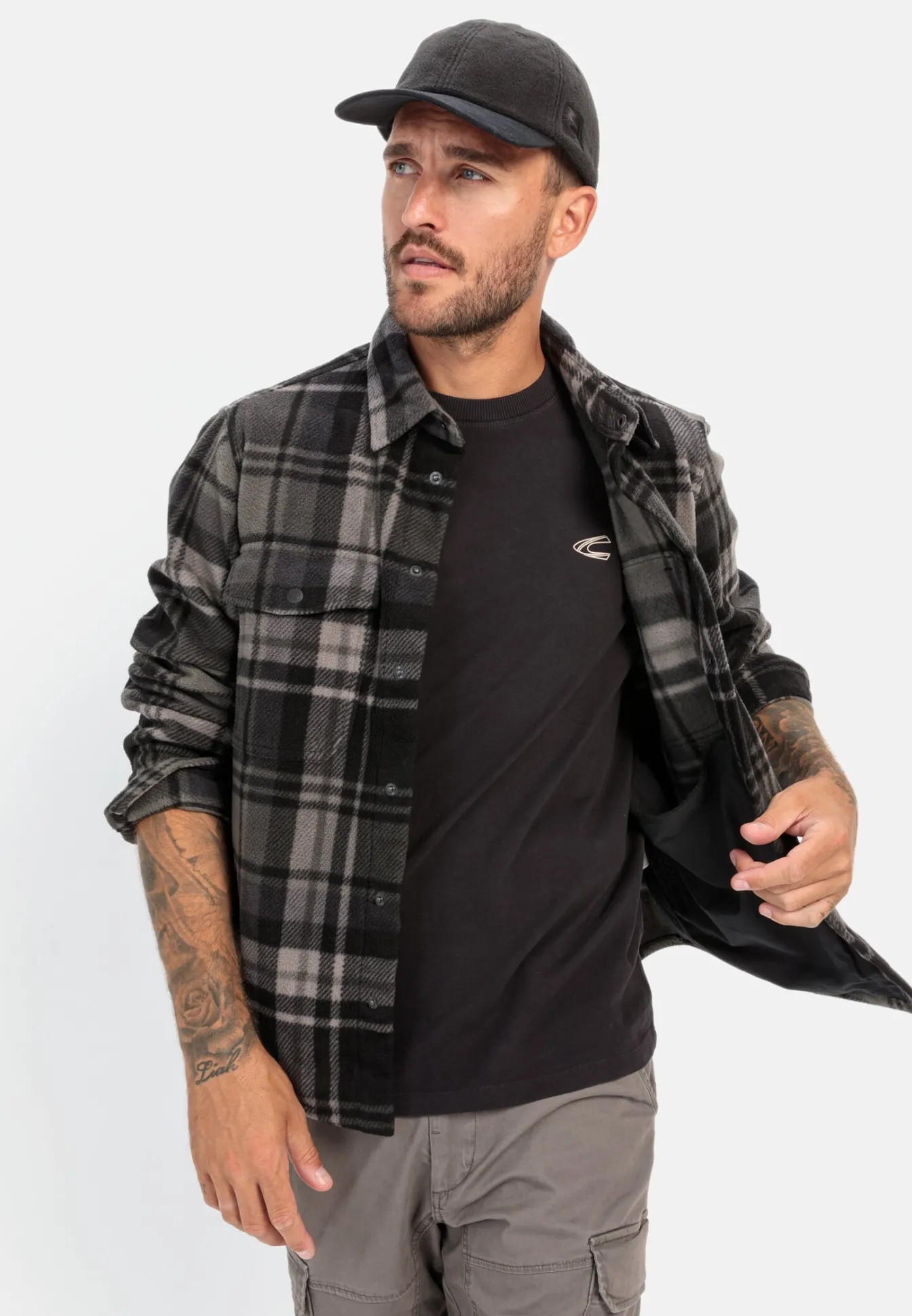 Herren Camel Active Overshirts^Overshirt im Karomuster
