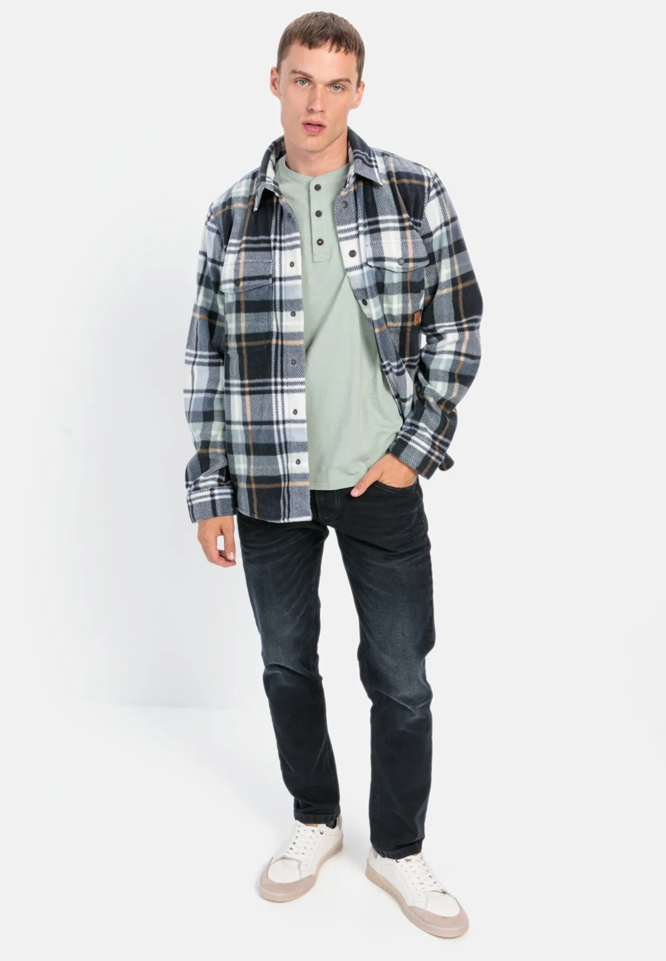 Herren Camel Active Overshirts^Overshirt im Karomuster