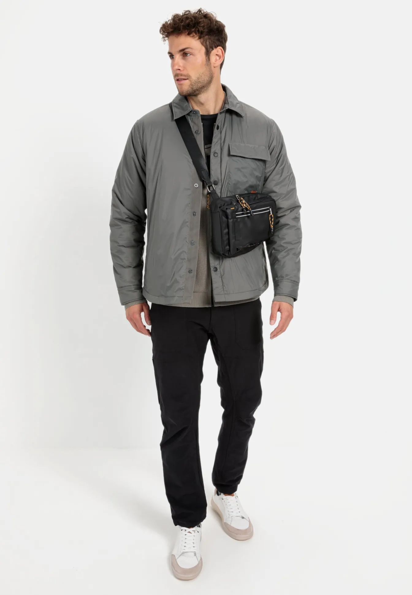 Herren Camel Active Overshirts^Overshirt mit Druckknöpfen
