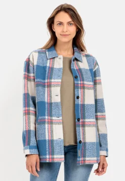 Damen Camel Active Overshirts^Overshirt mit gebürsteter Wolle