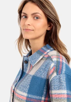 Damen Camel Active Overshirts^Overshirt mit gebürsteter Wolle