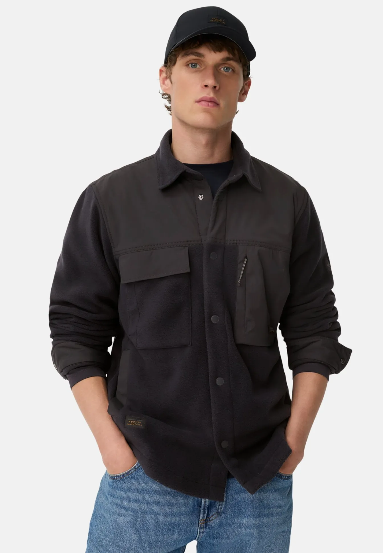 Herren Camel Active Overshirts^Overshirt mit Hemdkragen