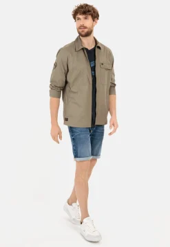 Herren Camel Active Overshirts^Overshirt mit Reißverschluss