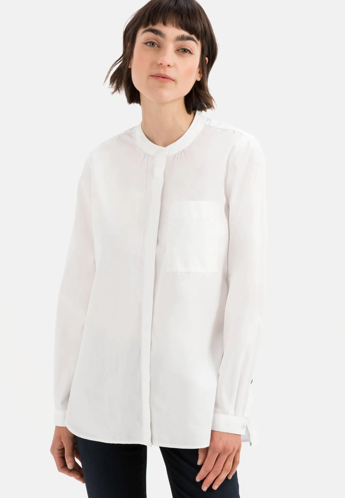 Damen Camel Active Blusen^Oversized Bluse aus Organic Cotton