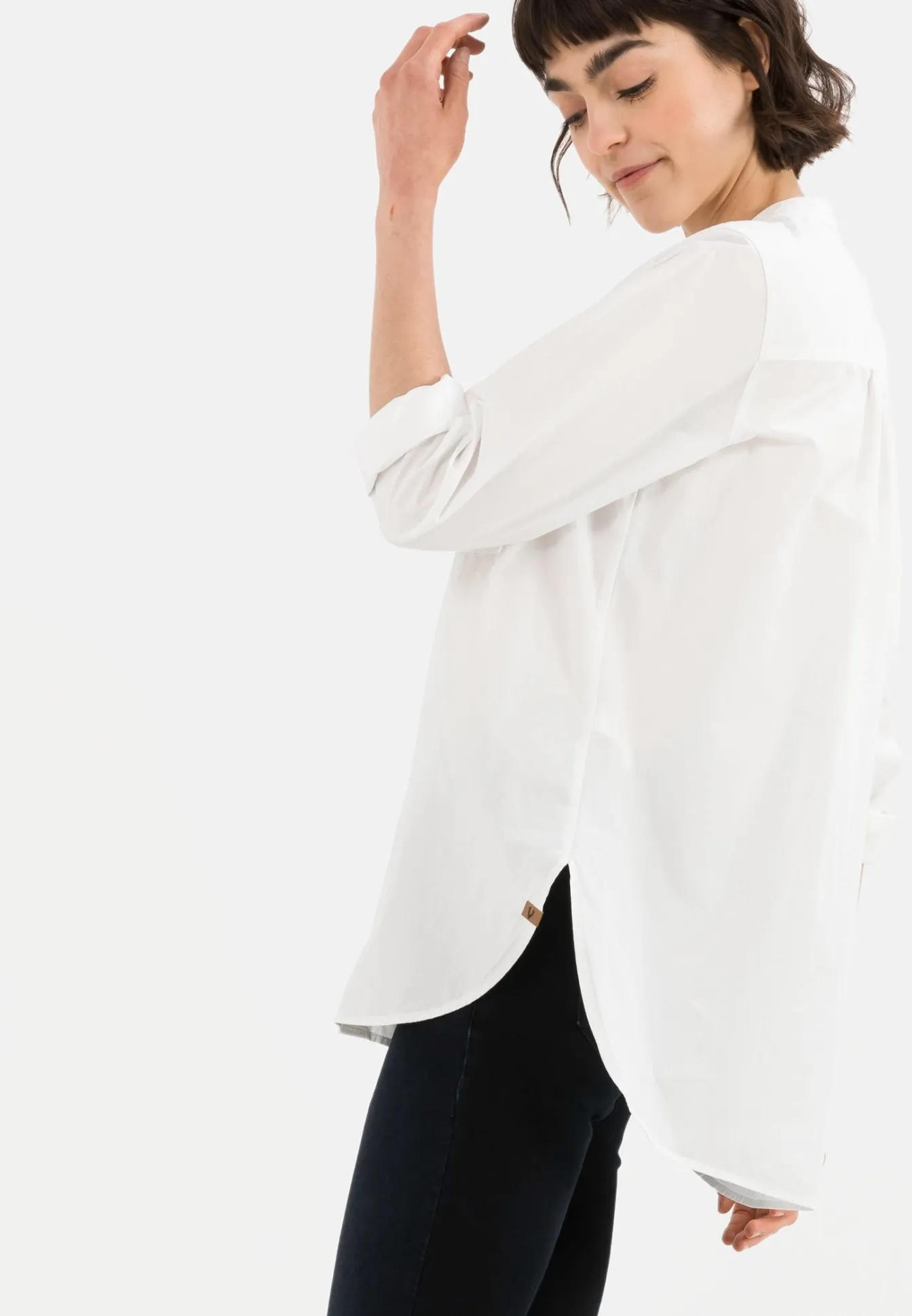 Damen Camel Active Blusen^Oversized Bluse aus Organic Cotton