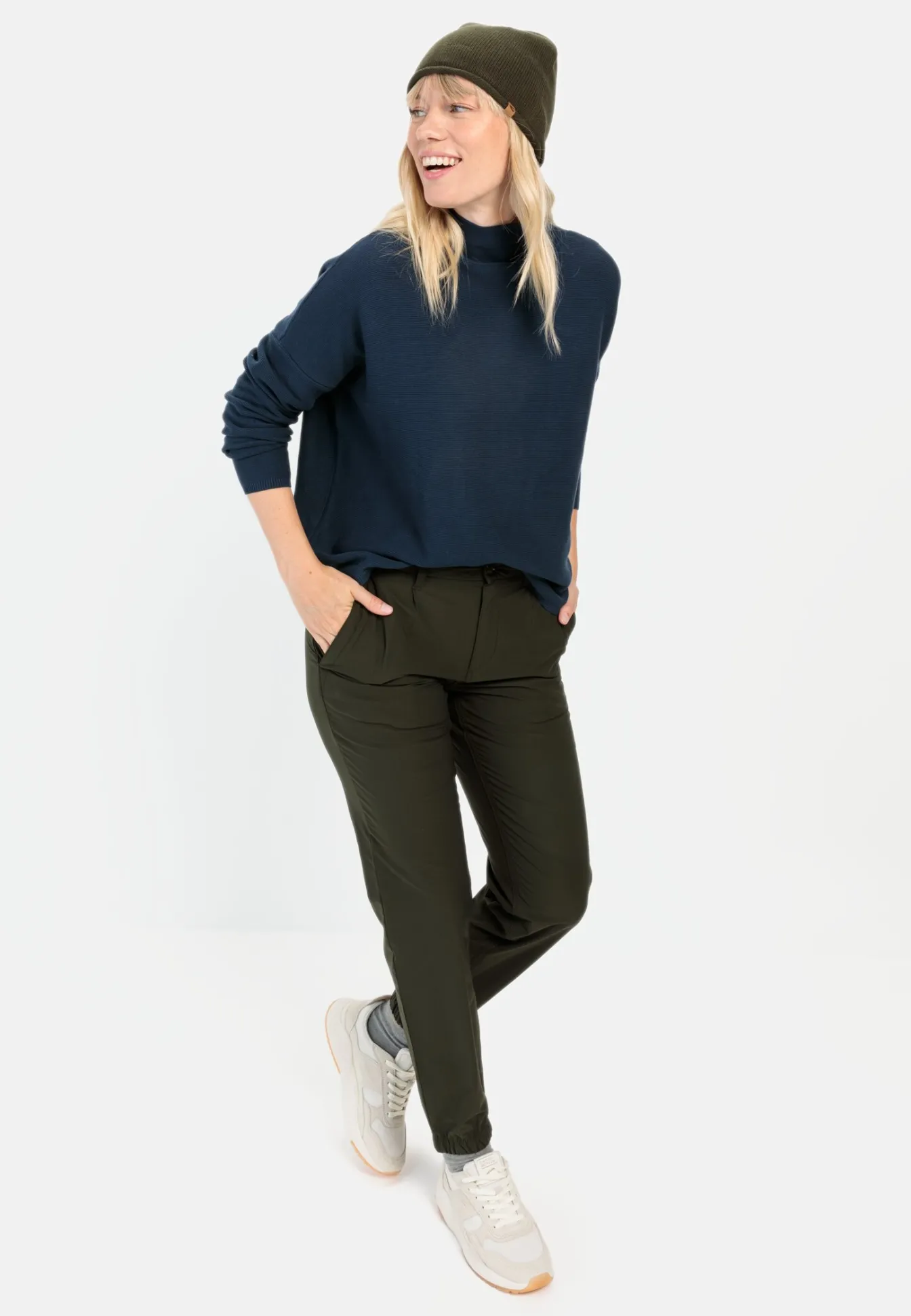 Damen Camel Active Pullover & Cardigans^Oversized Pullover mit Rundhalsausschnitt