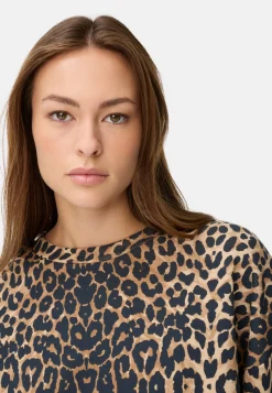 Damen Camel Active Sweatshirts & Hoodies^Oversized Sweatshirt aus reiner Baumwolle
