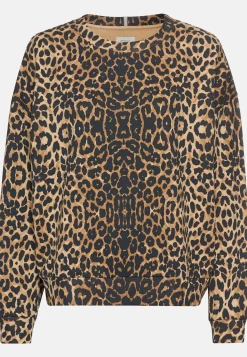 Damen Camel Active Sweatshirts & Hoodies^Oversized Sweatshirt aus reiner Baumwolle