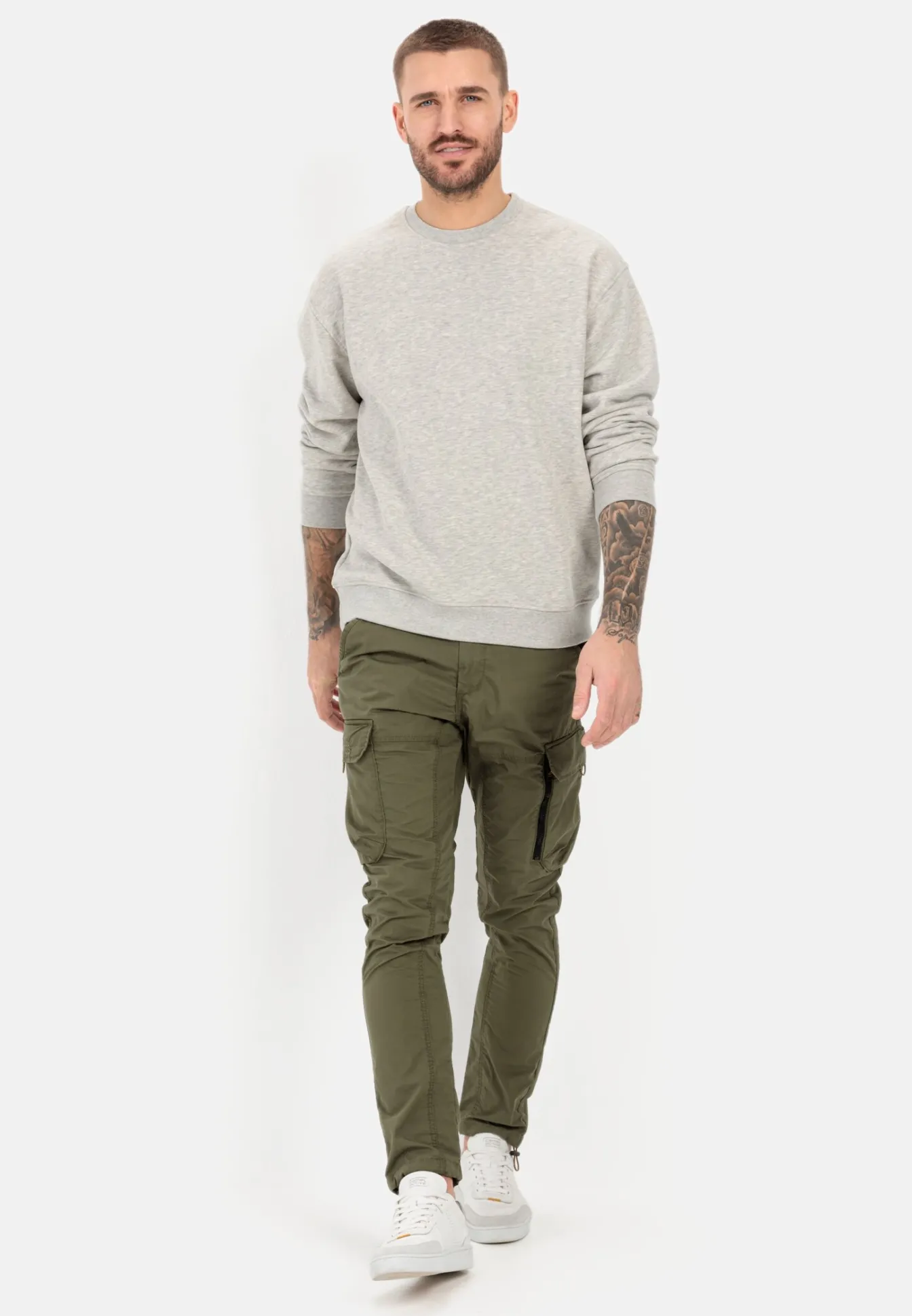 Herren Camel Active Sweatshirts & Hoodies^Oversized Sweatshirt aus einem Baumwollmix