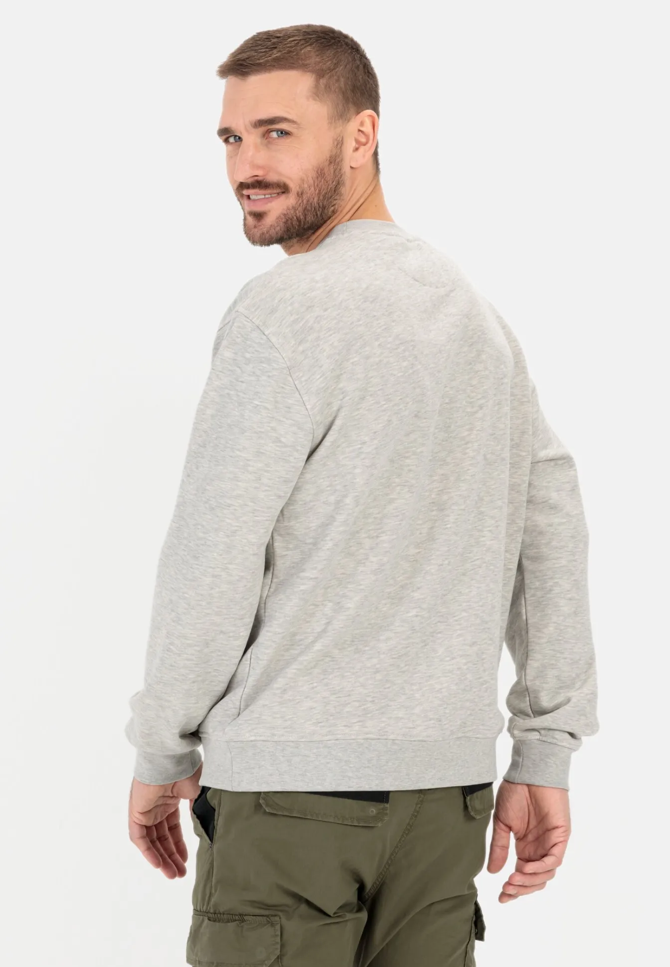 Herren Camel Active Sweatshirts & Hoodies^Oversized Sweatshirt aus einem Baumwollmix