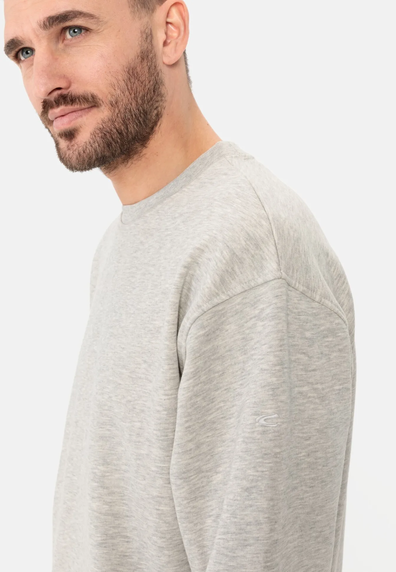 Herren Camel Active Sweatshirts & Hoodies^Oversized Sweatshirt aus einem Baumwollmix