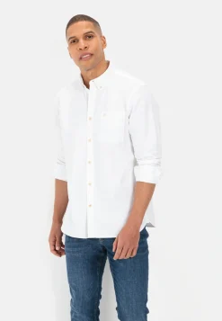Herren Camel Active Hemden^Oxford Langarmhemd aus nachhaltigem Organic Cotton