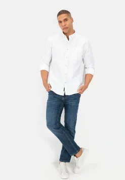 Herren Camel Active Hemden^Oxford Langarmhemd aus nachhaltigem Organic Cotton