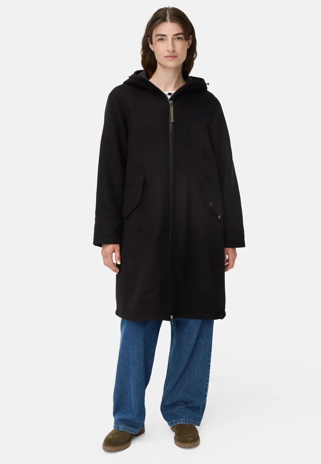 Damen Camel Active Jacken & Westen^Parka mit reflektierenden Details