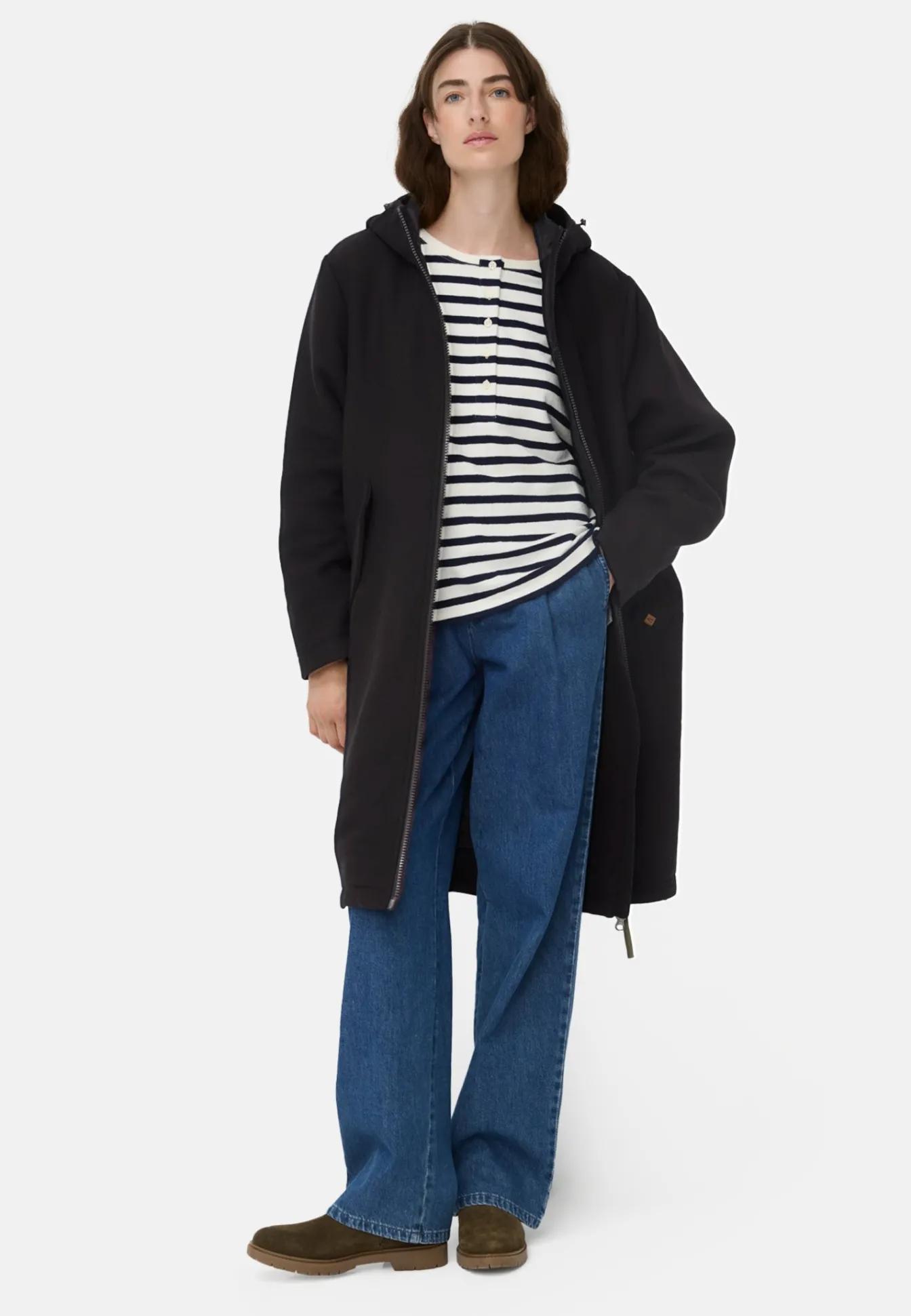 Damen Camel Active Jacken & Westen^Parka mit reflektierenden Details