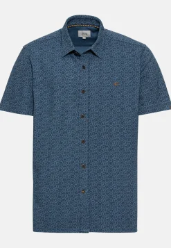 Herren Camel Active Hemden^Piqué Hemd mit Allover-Print
