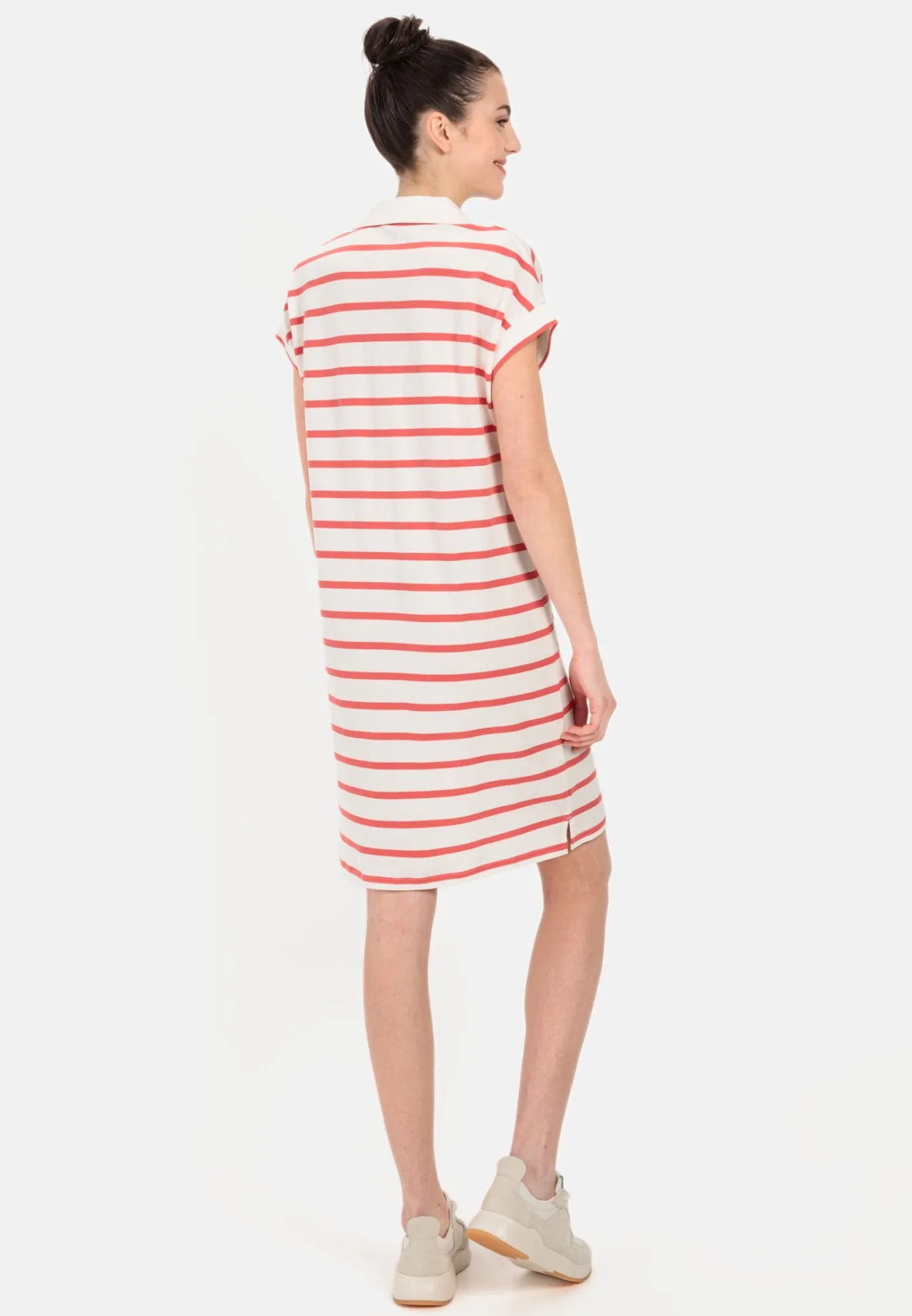 Damen Camel Active Kleider^Piqué Polokleid aus zertifiziertem Organic Cotton