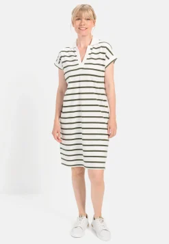 Damen Camel Active Kleider^Piqué Polokleid aus zertifiziertem Organic Cotton