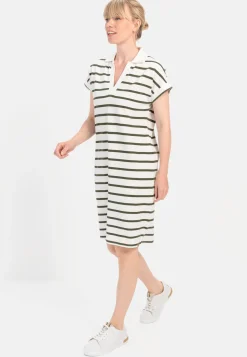 Damen Camel Active Kleider^Piqué Polokleid aus zertifiziertem Organic Cotton