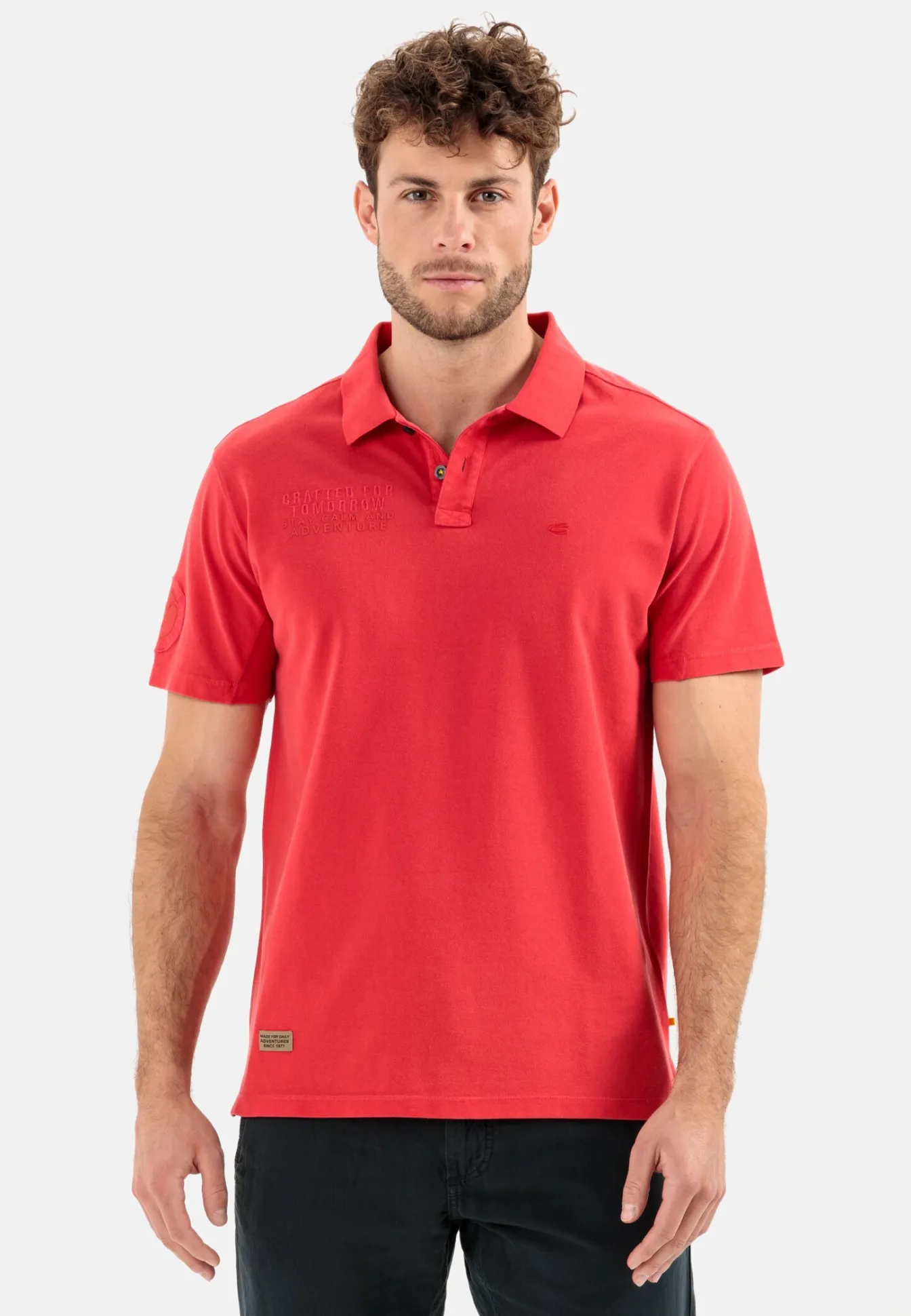 Herren Camel Active T-Shirts & Polos^Piqué Poloshirt aus reiner Baumwolle