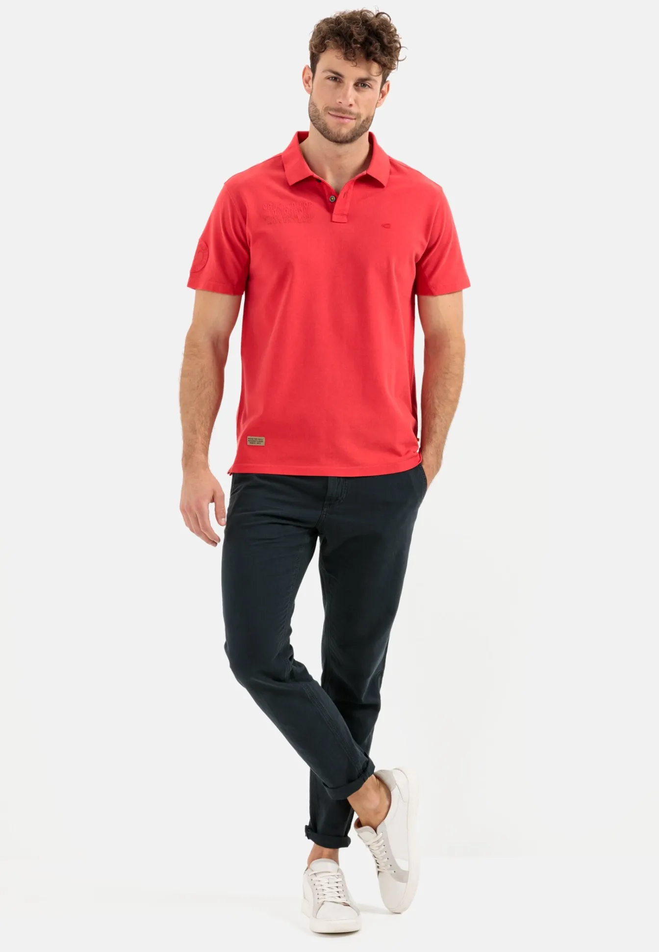 Herren Camel Active T-Shirts & Polos^Piqué Poloshirt aus reiner Baumwolle