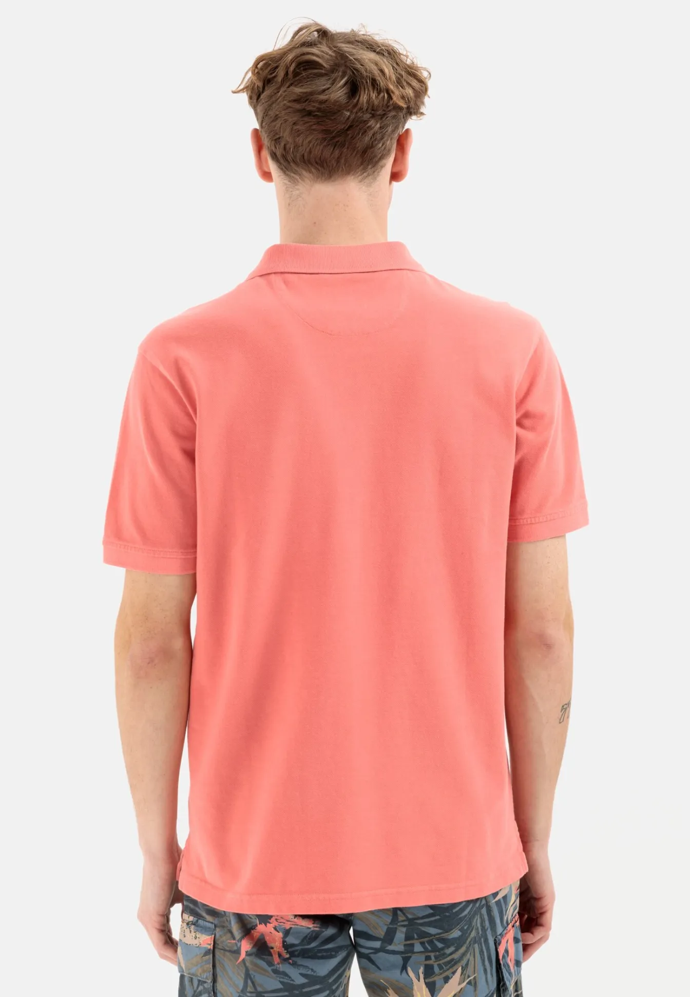 Herren Camel Active T-Shirts & Polos^Piqué Poloshirt aus reiner Baumwolle