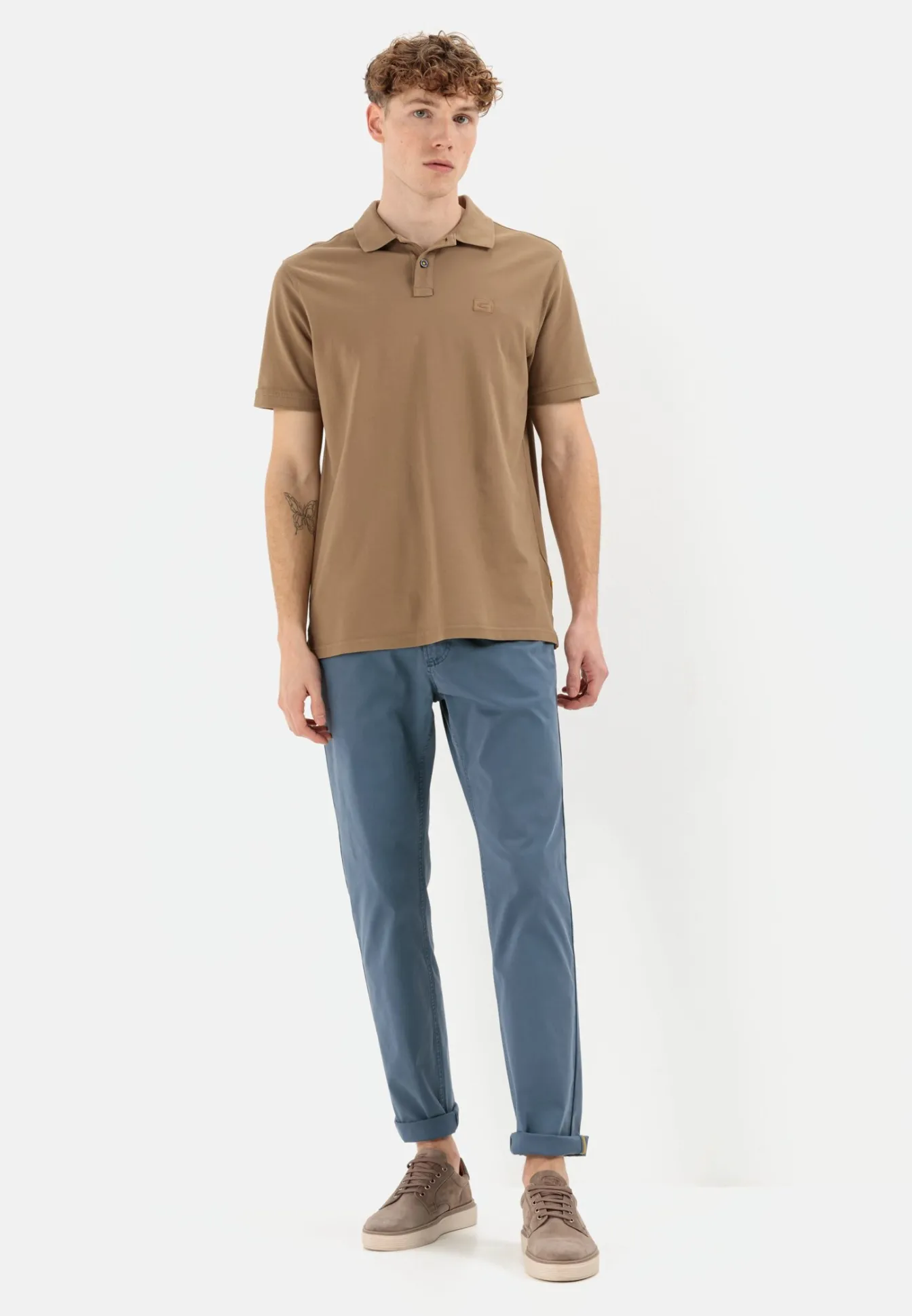 Herren Camel Active T-Shirts & Polos^Piqué Poloshirt aus reiner Baumwolle