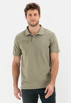 Herren Camel Active T-Shirts & Polos^Piqué Poloshirt aus reiner Baumwolle