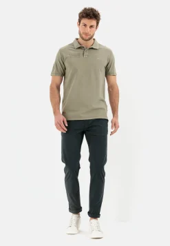 Herren Camel Active T-Shirts & Polos^Piqué Poloshirt aus reiner Baumwolle