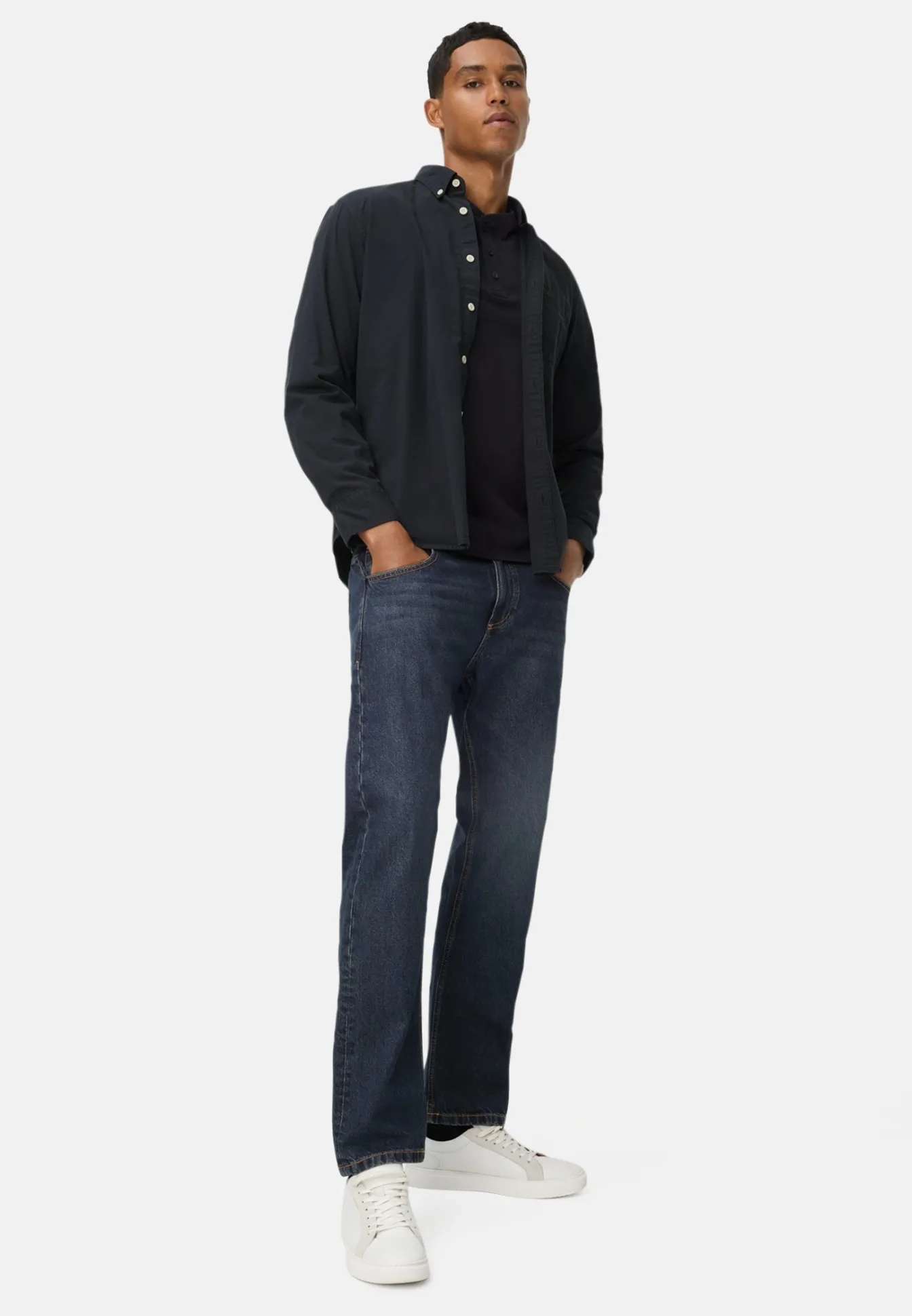 Herren Camel Active Jeans^5-Pkt Loose Fit Jeans aus reiner Baumwolle