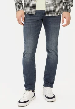 Herren Camel Active Jeans^5-Pkt Slim Fit Hose aus Baumwollmischung mit Stretchfunktion