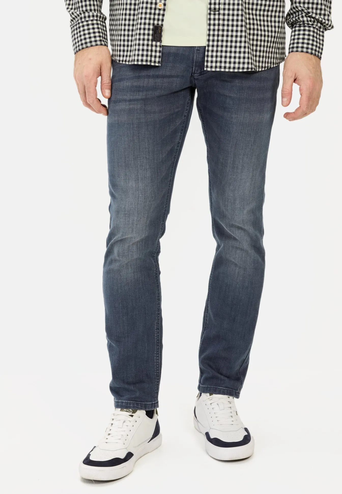 Herren Camel Active Jeans^5-Pkt Slim Fit Hose aus Baumwollmischung mit Stretchfunktion