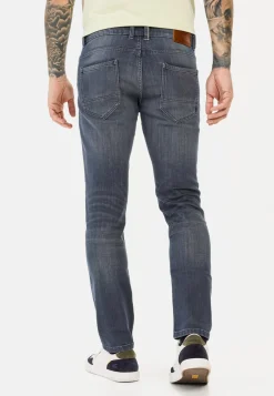 Herren Camel Active Jeans^5-Pkt Slim Fit Hose aus Baumwollmischung mit Stretchfunktion